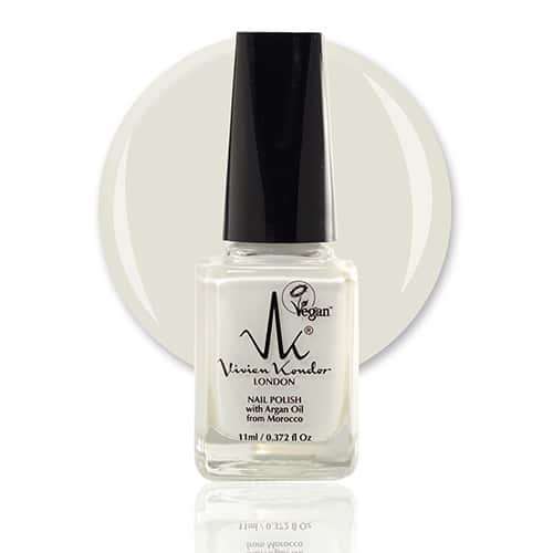 White - Vivien Kondor Argan Care Nail Polish image 0