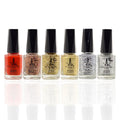 [Box Of 6] Vegan Nail Polish Long-Lasting Chip Resistant Shiny Nail polish infused with Argan Oil image 0