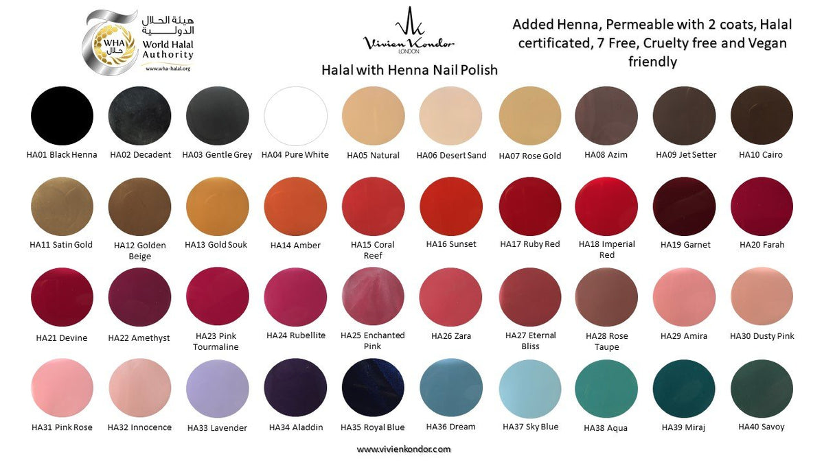 Aladdin - Vivien Kondor Henna Halal Nail Polish image 4