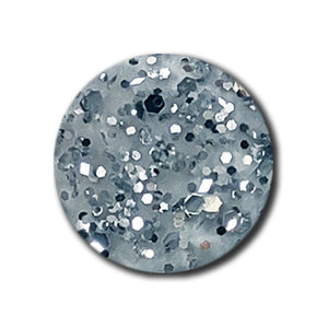 Silver Glitter - Vivien Kondor Argan Care Nail Polish image 3