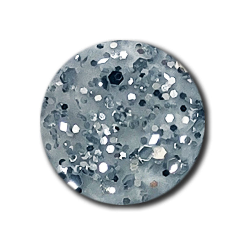 Silver Glitter - Vivien Kondor Argan Care Nail Polish image 3