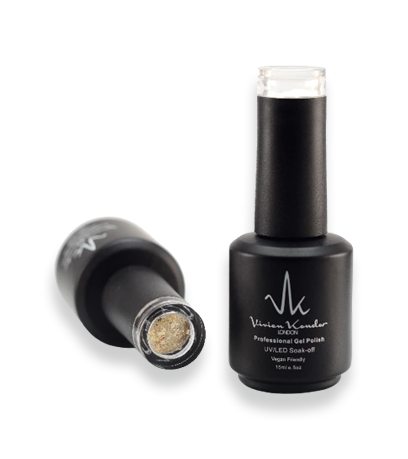 Sparkling Champagne - Vivien Kondor Professional Gel Nail Polish image 2