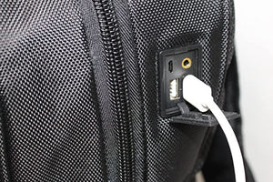 VK Travel Smart Black Hardshell Luggage Bags (Power Bank + Rucksack +Small + Med + Large Suitcase) image 3