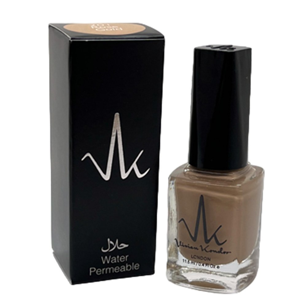 Rose Gold - Vivien Kondor Water Permeable Nail Polish image 2