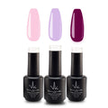 Vivien Kondor Gel Polish Trio (Pastel Pink + Mauve + Raspberry Jam) (3x15ml) | Vegan friendly & Cruelty Free image 0