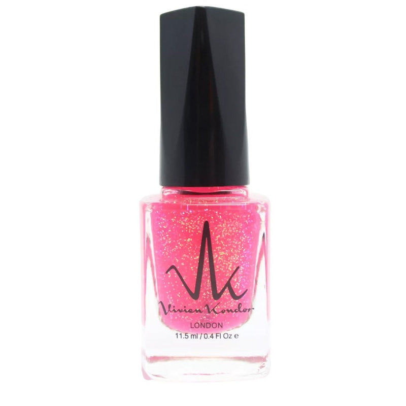 Light Pink Glitter - Vivien Kondor Classic Nail Polish image 2