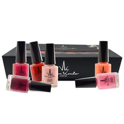 (6 Pack) Vegan Nail Polish Long-Lasting Chip Resistant Shiny Nail polish infused with Argan Oil image 0