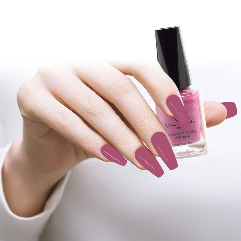 Amethyst - Vivien Kondor Henna Halal Nail Polish image 1
