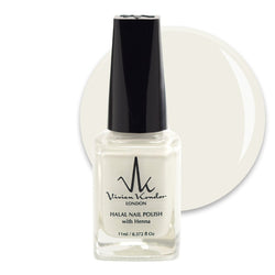 Pure White - Vivien Kondor Henna Halal Nail Polish image 0