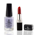 Nail Polish (Lavender) + Lipstick (Frosted Toast) Combo Set image 0