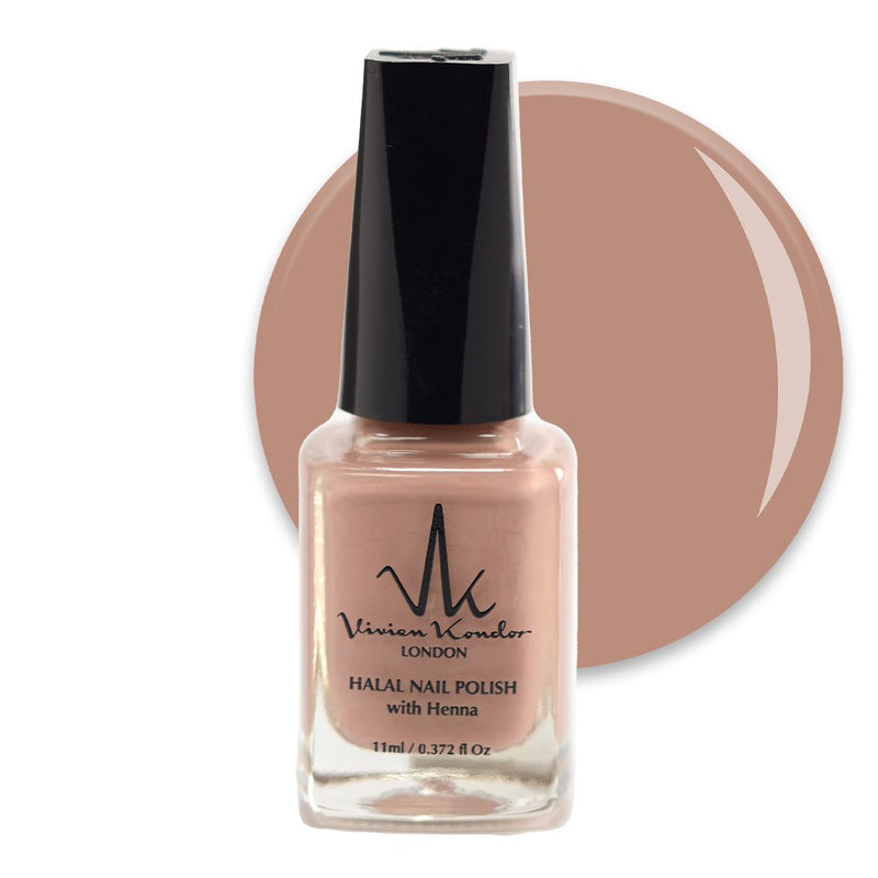 Dusty Pink- Vivien Kondor Henna Halal Nail Polish image 0