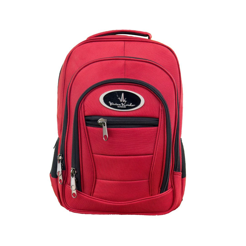 VK Travel Smart Red Rucksack Bag + Medium Suitcase (Combo of 2) image 5