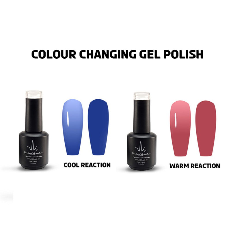 6 Pcs Gel Polish Set (6 x15ml) | Vivien Kondor London | Vegan Friendly & Cruelty Free image 2