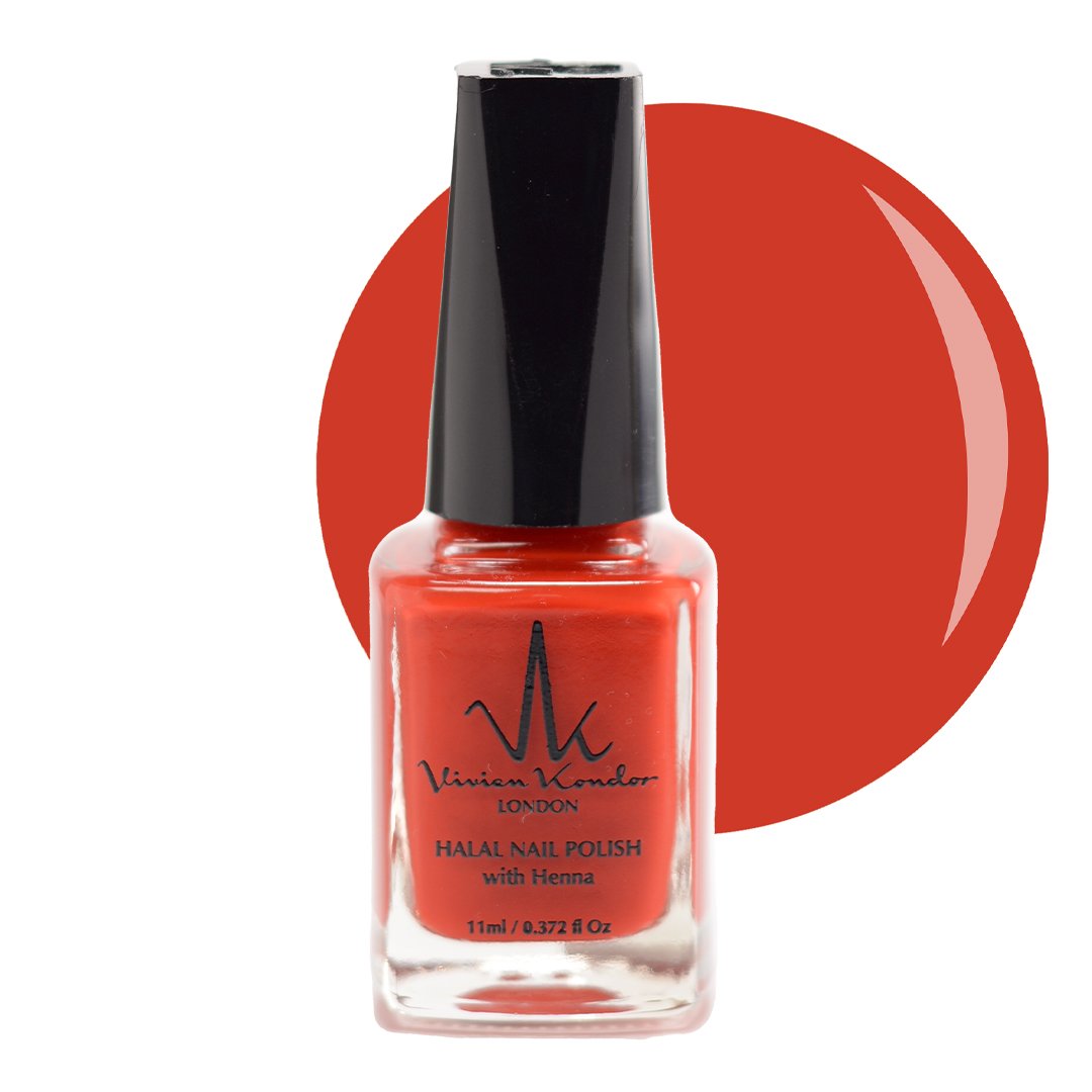 Imperial Red - Vivien Kondor Henna Halal Nail Polish image 0
