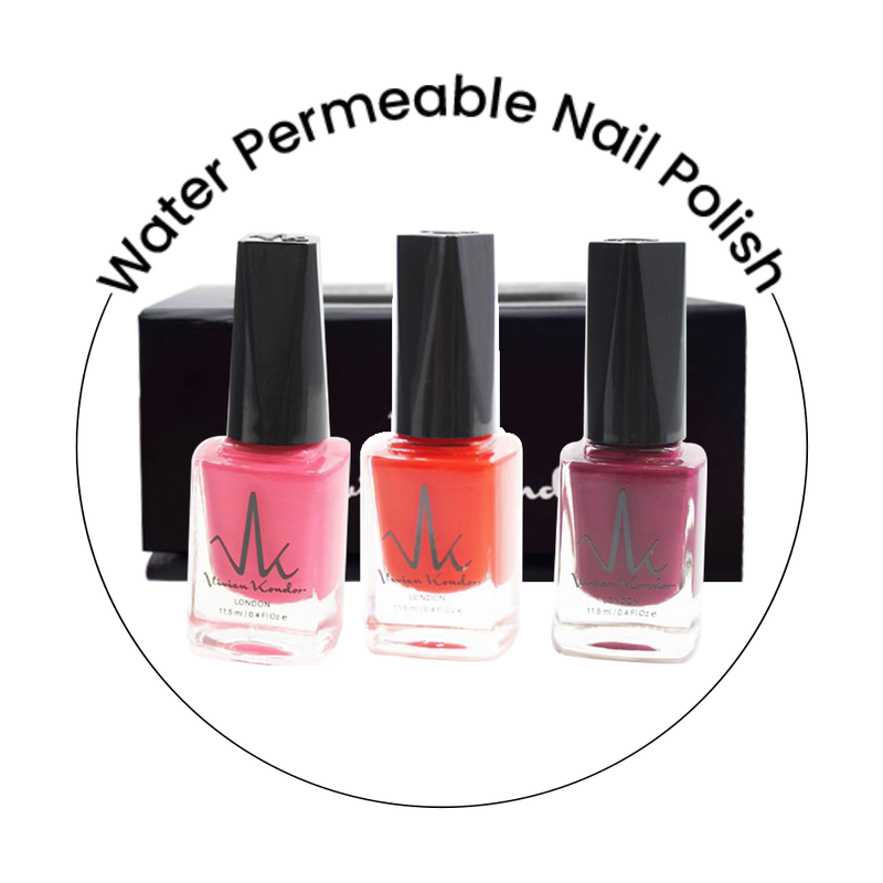 Choose Your  Box Set of 3 Water Permeable Nail Polishes - Box2 image