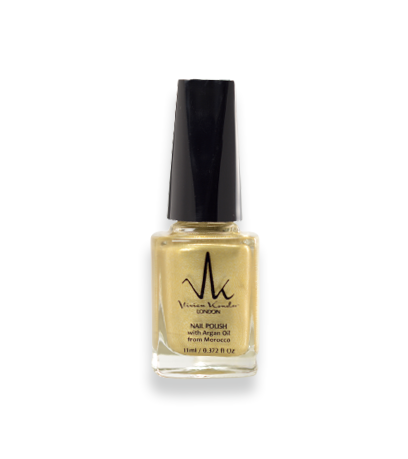 Metallic Gold - Vivien Kondor Argan Care Nail Polish image 2