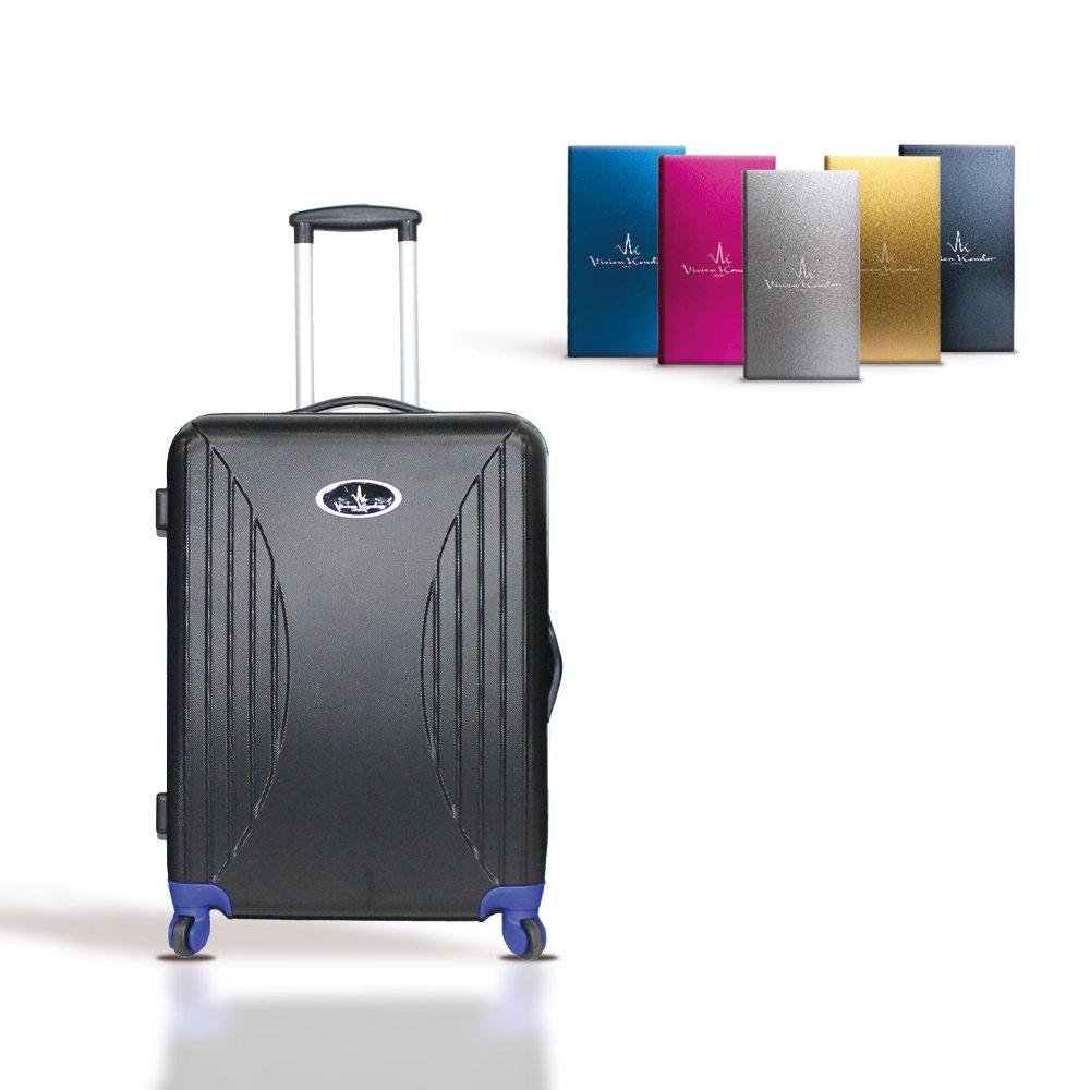 VK Travel Smart - (Black Cabin Suitcase + Powerbank) image 0