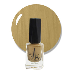 Satin Gold - Vivien Kondor Water Permeable Nail Polish image 0