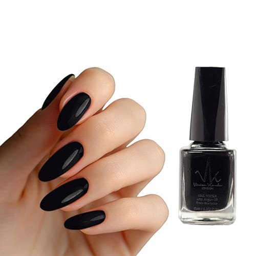 Black - Vivien Kondor Argan Care Nail Polish image 1