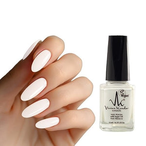 White - Vivien Kondor Argan Care Nail Polish image 1