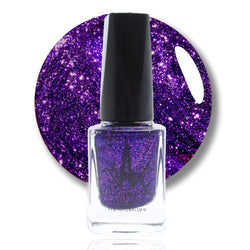 Purple Glitter - Vivien Kondor Classic Nail Polish image 0