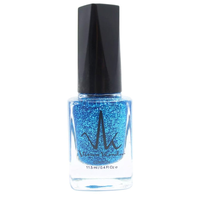 Blue Glitter - Vivien Kondor Classic Nail Polish image 2