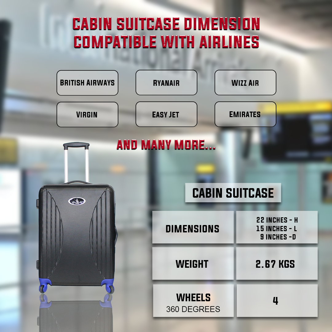 VK Travel Smart Suitcase - Set of 2 (Small + Medium) image 9