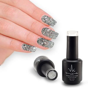 Vivien Kondor Gel Polish Trio (Midnight Mist + Silver Ice +Pink Dust) 3x15ml | Vegan friendly & Cruelty Free image 4