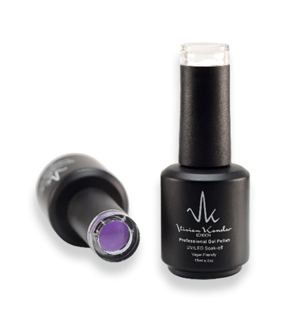 Purple Violet - Vivien Kondor Professional Gel Nail Polish image 2