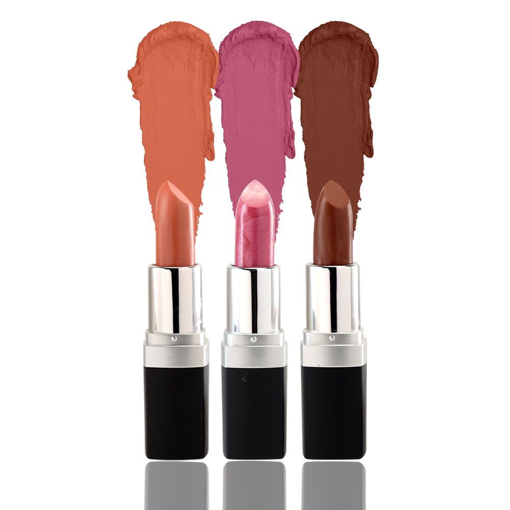 (Venus, Daydream, Cocoa) Vivien Kondor Lipstick Trio | Halal & Vegan Friendly | Long lasting image 0
