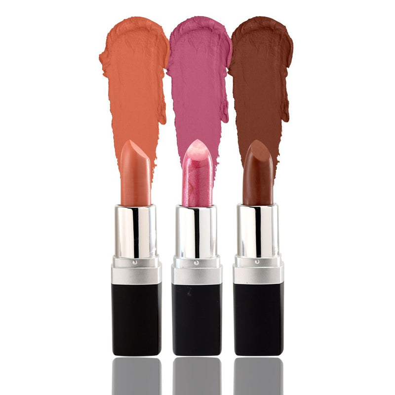 (Venus, Daydream, Cocoa) Vivien Kondor Lipstick Trio | Halal & Vegan Friendly | Long lasting image 0