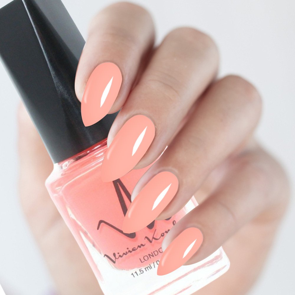 Coral - Vivien Kondor Classic Nail Polish | No UV Needed | Vegan & Cruelty Free image 1