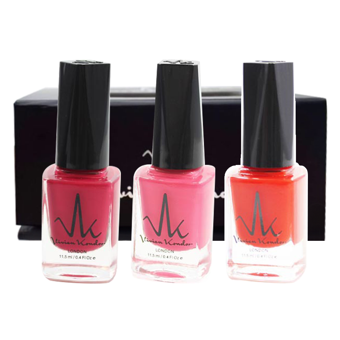 Choose Your  Box Set of 3 Water Permeable Nail Polishes image 2