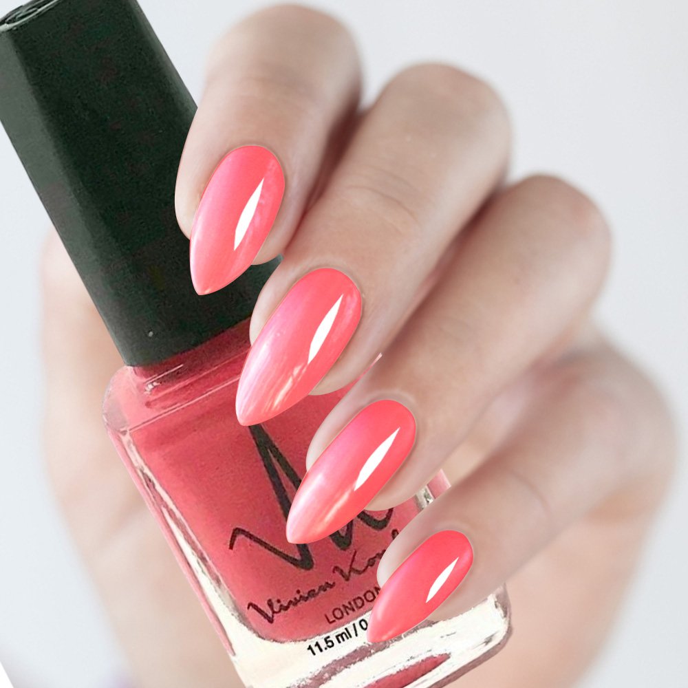 Sugar Coral - Vivien Kondor Classic Nail Polish | No UV Needed | Vegan & Cruelty Free image 1