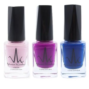 Cobalt Blue + Magenta + Lilac