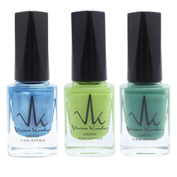 Lime Green + Mint Green + Neon Blue