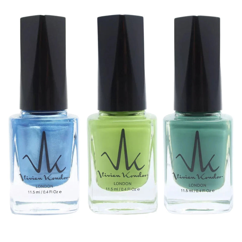 Lime Green + Mint Green + Neon Blue