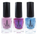 Pastel Lilac + Violet + Neon Blue