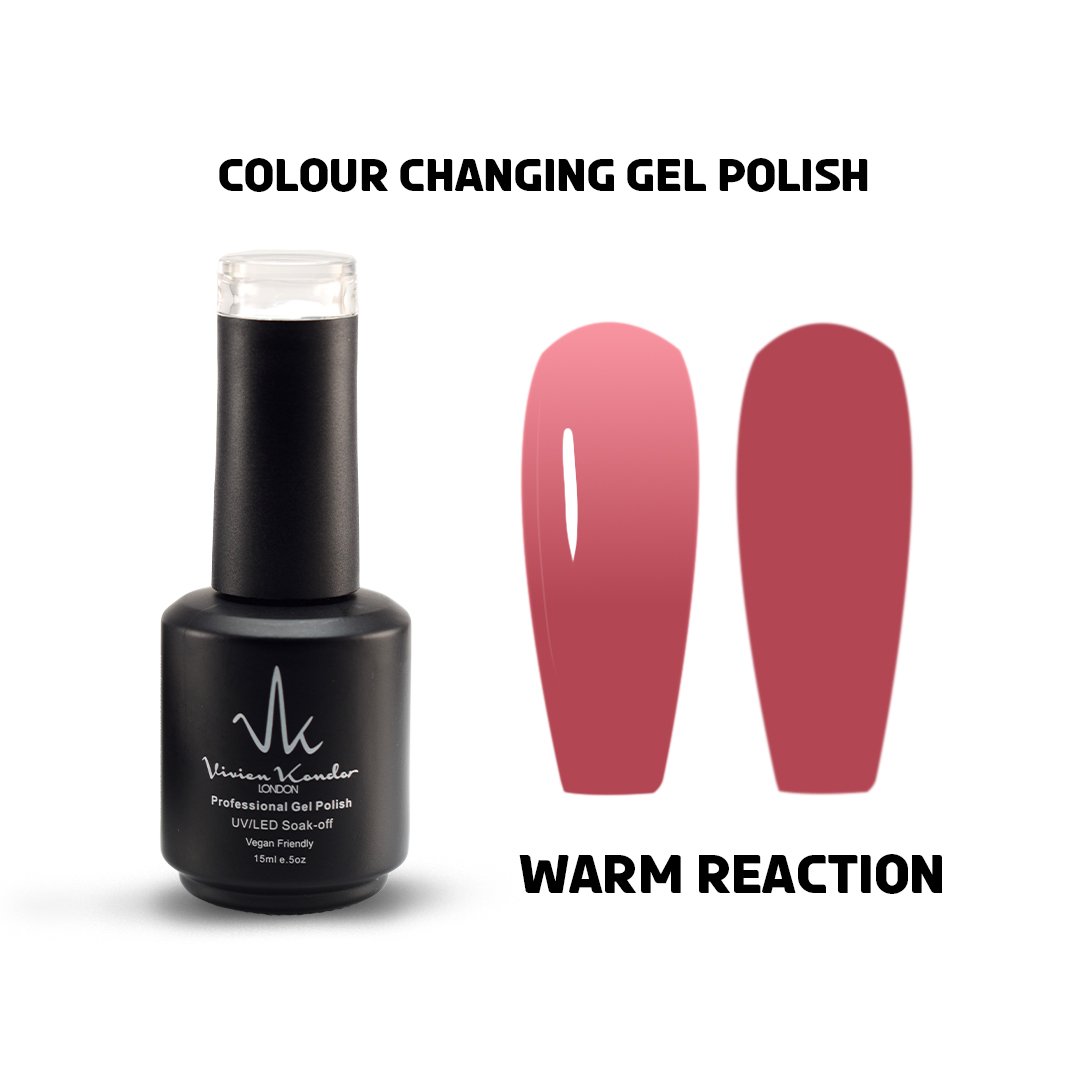 Warm Reaction - Vivien Kondor Colour Changing Gel Polish image 1