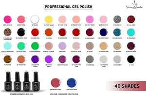 Vivien Kondor Gel Polish Trio (Hot Pink + Berry Twist +Purple Violet) (3x15ml) | Vegan friendly & Cruelty Free image 9
