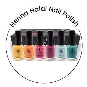 Create Your Own Box Set of 6 Henna Halal Nail Polish image 0