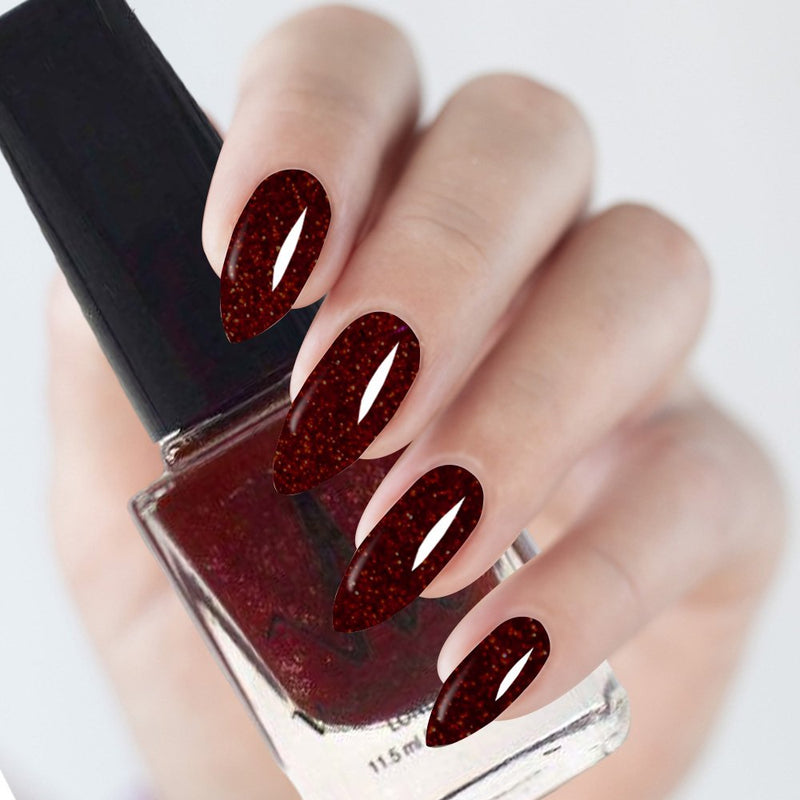 Vividly Red - Vivien Kondor Classic Nail Polish | No UV Needed | Vegan & Cruelty Free image 1