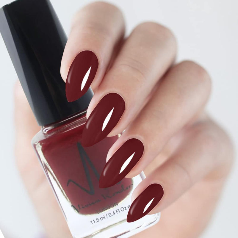 Red Black - Vivien Kondor Classic Nail Polish image 1