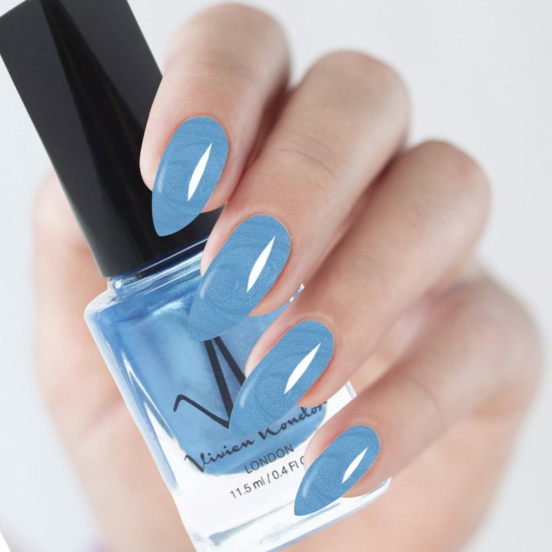 Neon Blue - Vivien Kondor Classic Nail Polish image 1