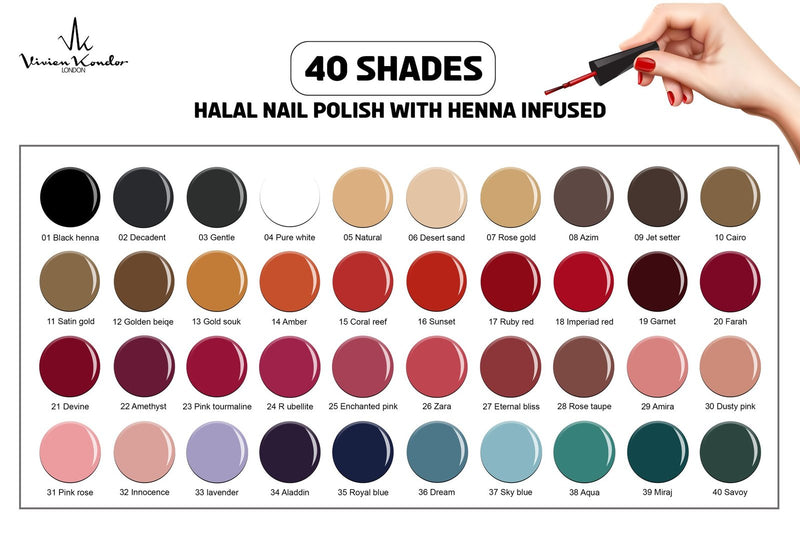 Savoy - Vivien Kondor Henna Halal Nail Polish image 4