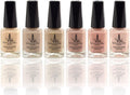 Set of 6 Henna Infused Permeable Nail Polish | Wudhu and Vegan - Naturals image