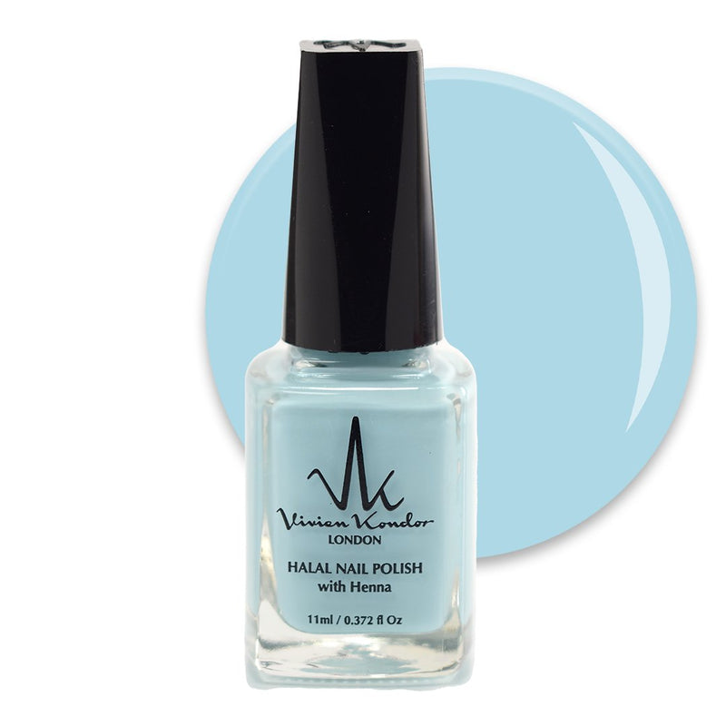 Sky Blue - Vivien Kondor Henna Halal Nail Polish image 0