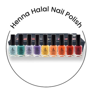 Create Your Own Box Set of 9 Henna Halal Nail Polish image 0