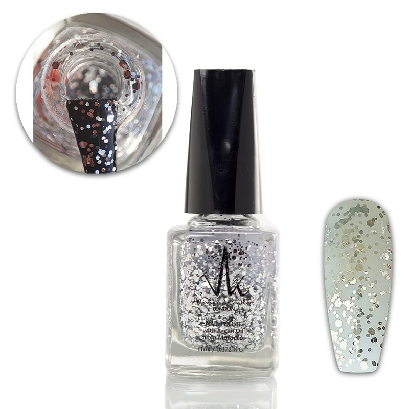 (Set of 6) Vegan Nail Polish Long-Lasting Chip Resistant Shiny Nail polish infused with Argan Oil image 1