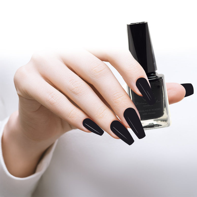 Black Henna - Vivien Kondor Henna Halal Nail Polish image 1